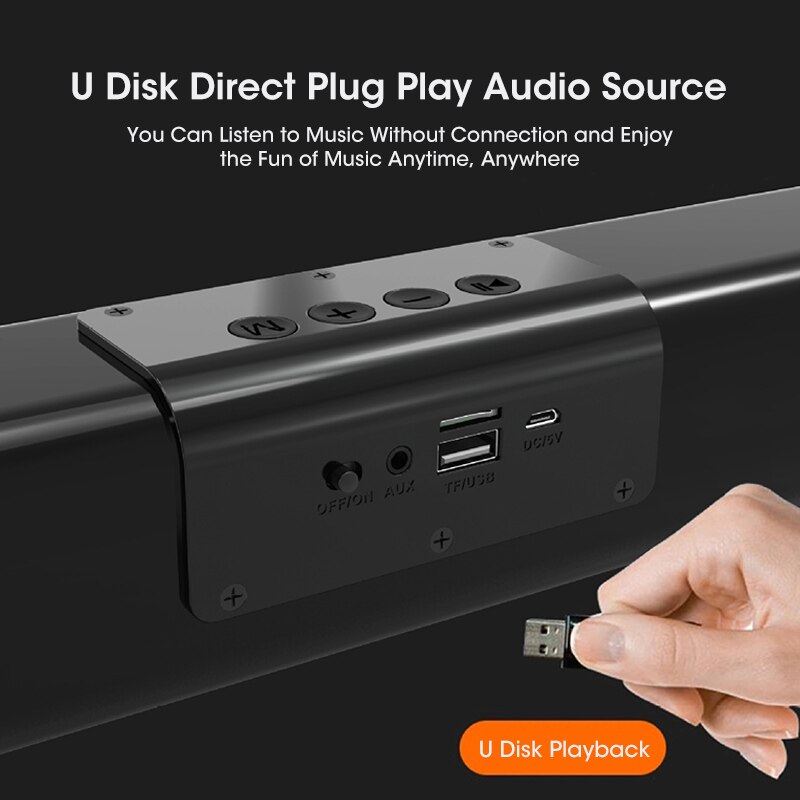 Soundbar Marquee Geluid Tyrant Speaker Kleurrijke Licht Effect Desktop Computer Audio Kleurrijke Subwoofer Bluetooth Speaker