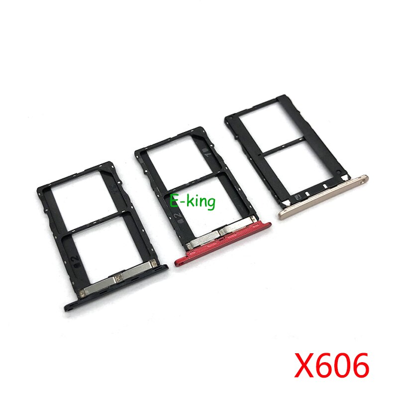 10PCS For Infinix X623 X625 X626 X650 X652 X655 X657 X606 X680 X683 Sim Card Slot Tray Holder Sim Card Reader Socket: X606 remark color