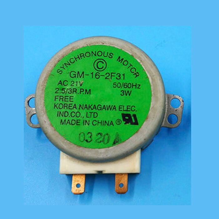 1pc 21V 50HZ 2.5/3 obroty 3W mikrofalowy silnik gramofonu robić gramofonu mikrofalowego, piasty gramofon synchroniczny silnik