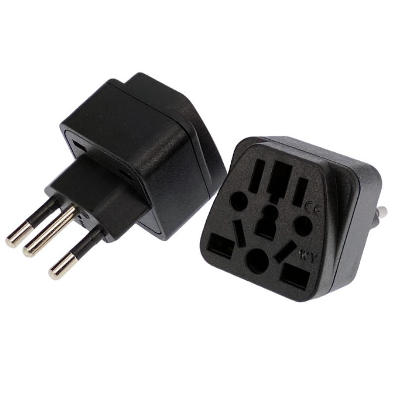 Universal Brazil Plug Adapter 3 Pin EU Euro AU US UK To Brazil Travel Adapter Electric Power Cord Charger Socket Outlet