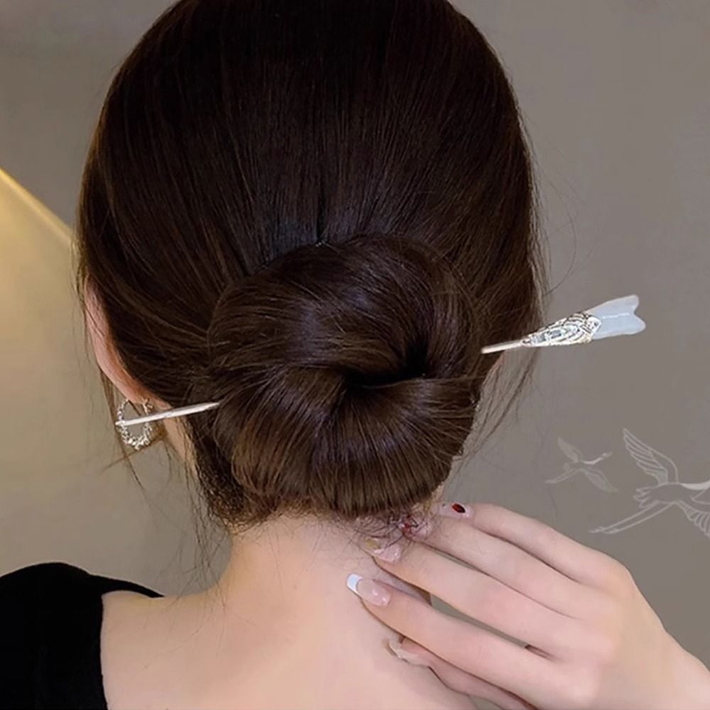 Horquilla china antigua para mujer, palo de pelo Hanfu de palacio con borlas, estilo chino, pinza para el pelo tradicional, 1 ud.