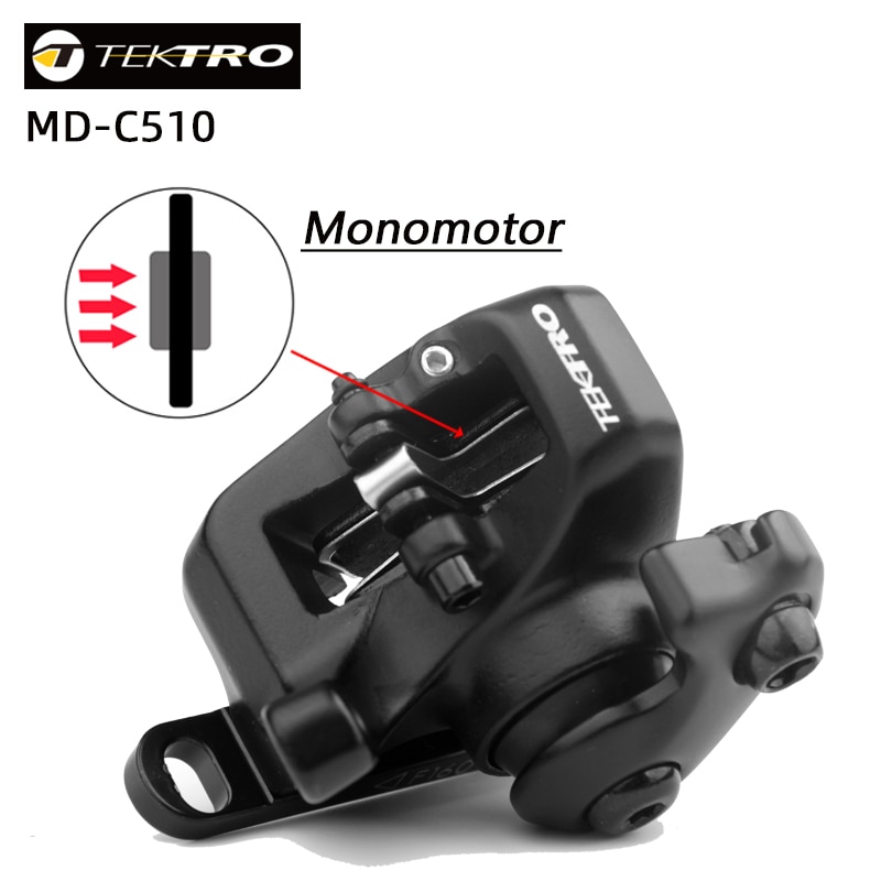 Tektro MD-C510 Racefiets Voor Achter Schijfrem Zwart Fiets Mechanische Remklauw Schijfremmen Fietsen Aluminium Accessoires