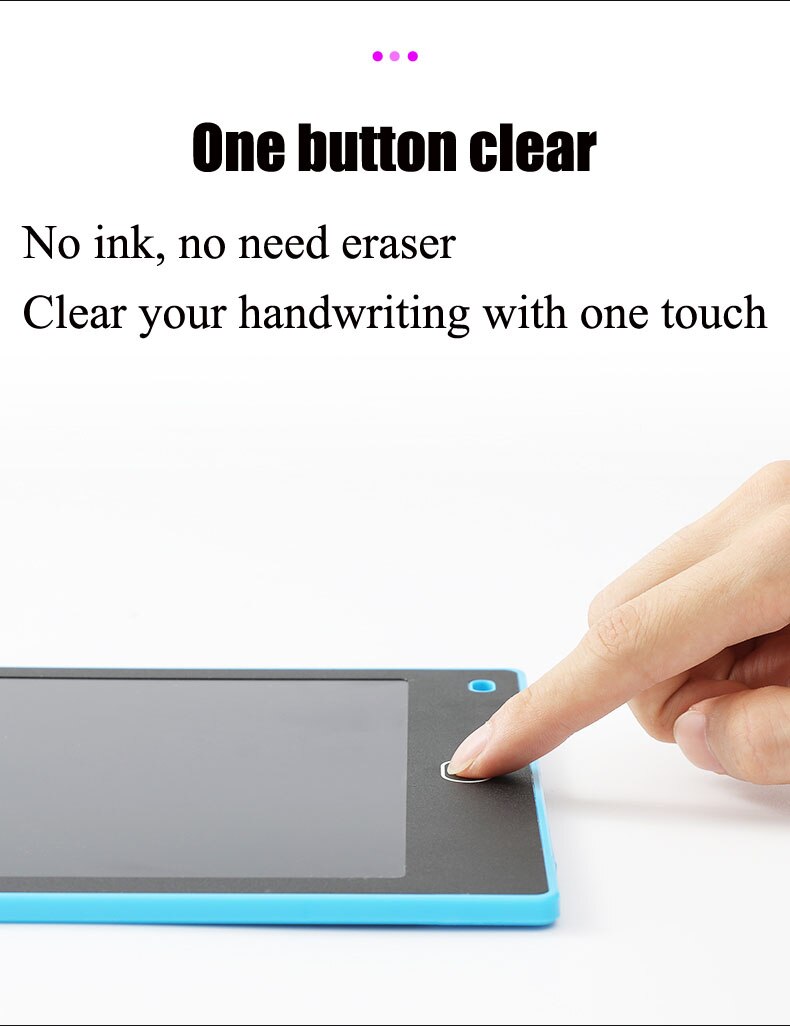 12-inch electronic writing board LCD children graffiti drawing board dust-free home portable smart small blackboard erasable