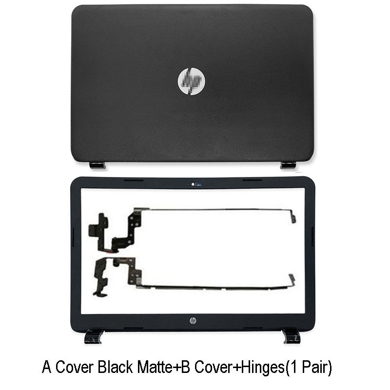 Dla HP 15-G 15-R 15-T 15-H 15-Z 250 255 G3 LCD do laptopa pokrywa tylna/pokrywa przednia/zawiasy/wielkie litery podpórce pod nadgarstki/dolna obudowa 761695-001 749641-001: AB Hinges type1