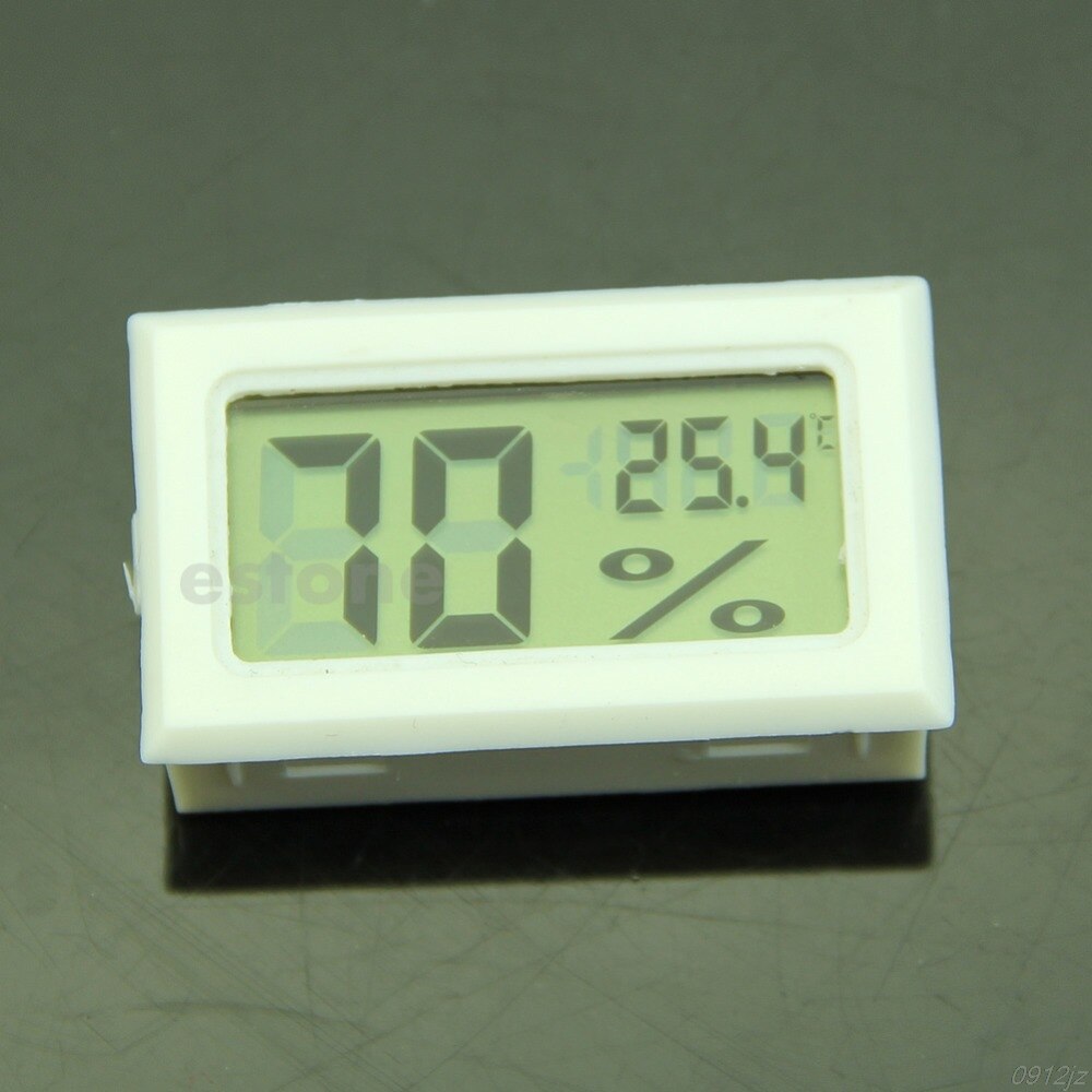 LCD Digital Temperature Humidity Meter Gauge Thermometer Hygrometer 10%~99%RH C90A