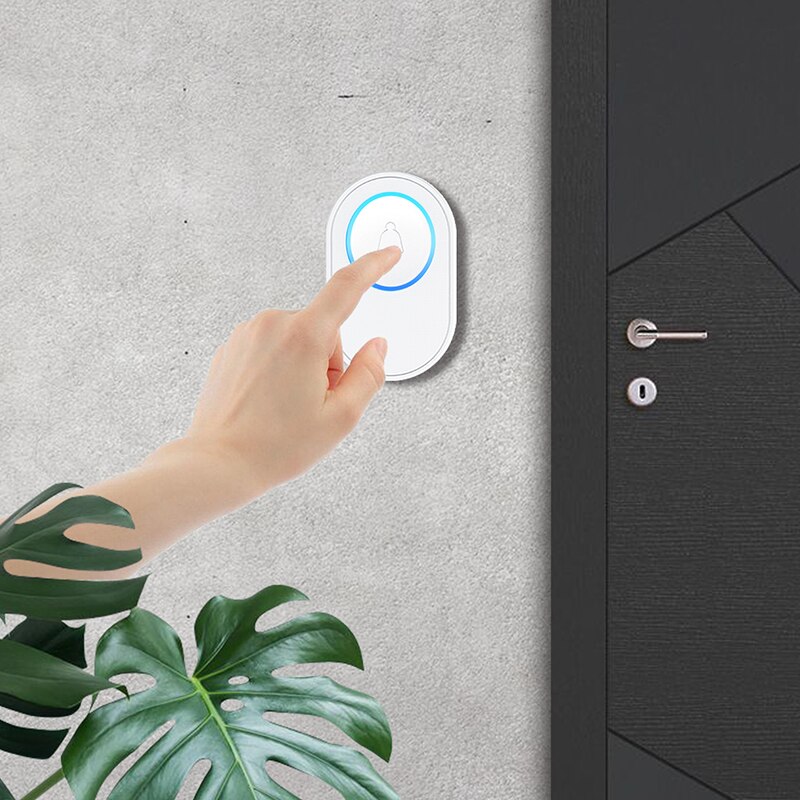 Langaton ovikello wifi-hälytysjärjestelmä älykäs langaton ovikello strobo sireeni tuyasmart-sovellus 58 ääntä 433 mhz langattomat ilmaisimet