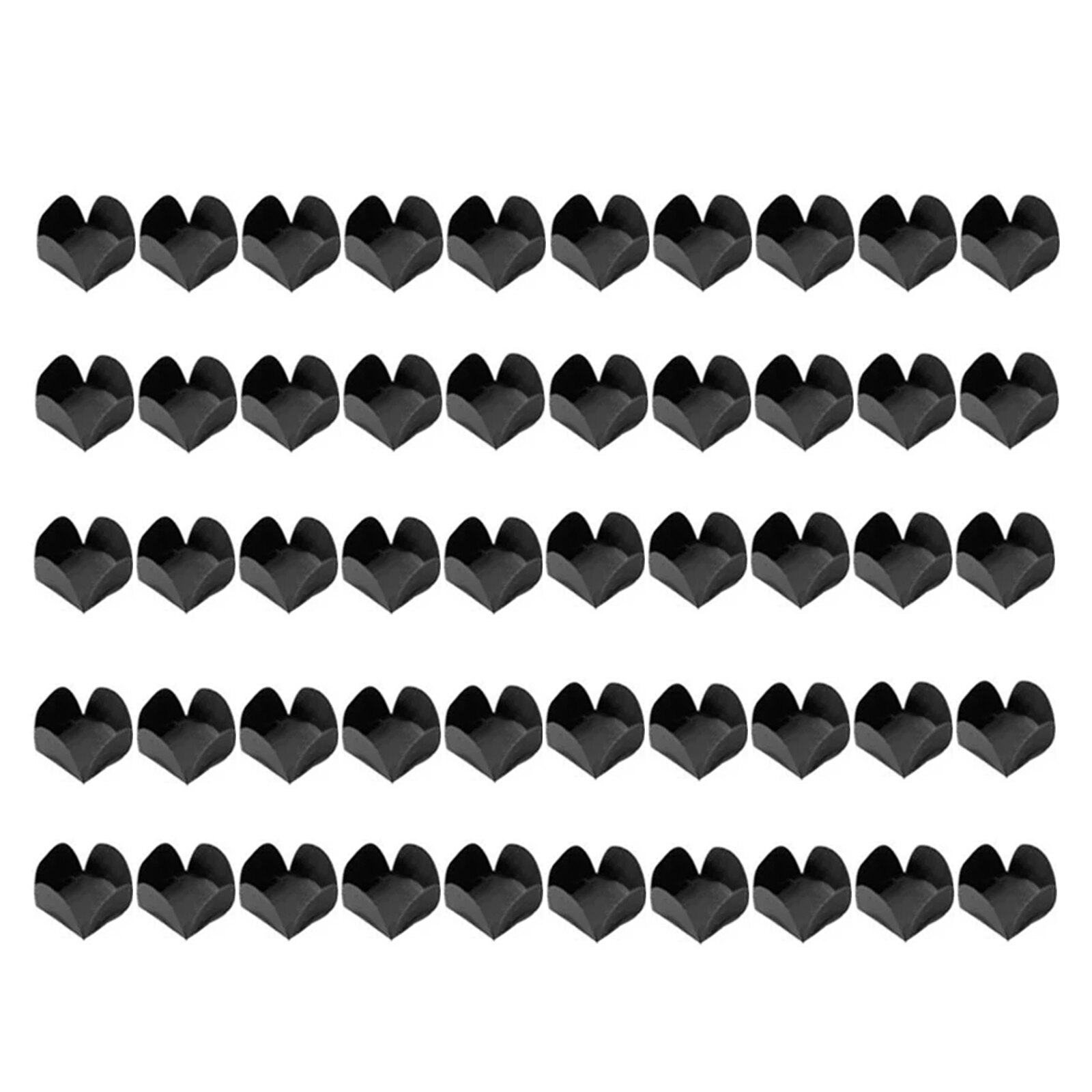 50pcs Chocolate Wrappers Chocolate Paper Candy Cups Tray Paper Dessert Chocolate Base Packaging Liners Baking package: Default Title