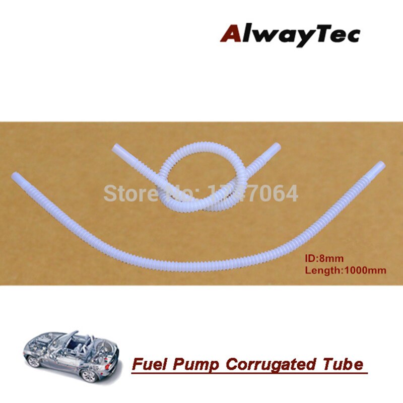 8mm*10mm*1000mm 10pcs per lot fuel corrugated pipe fuel plastic tube convoluted