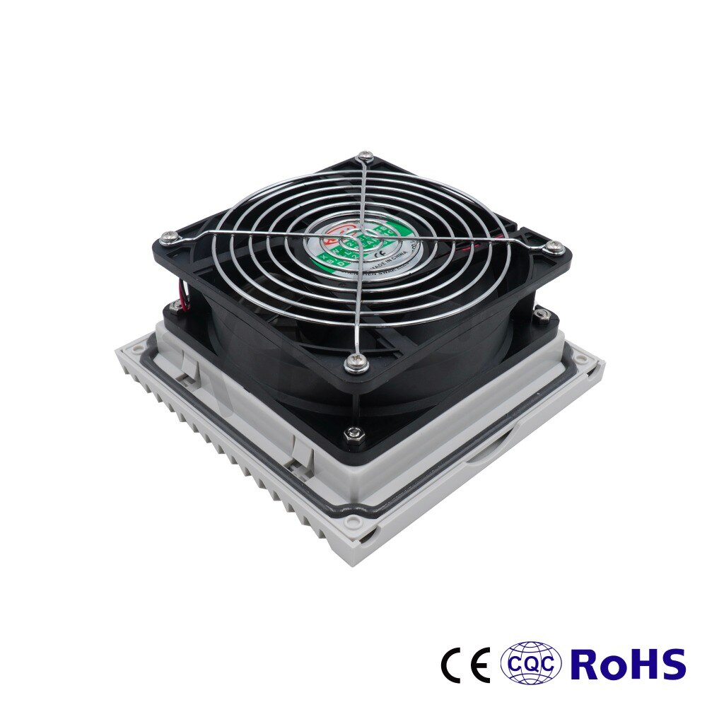 DC24V 12038 120mm ball bearing fan and 148.5*148.5*68.5mm Industrial Air Filter and metal guard FK6622.024