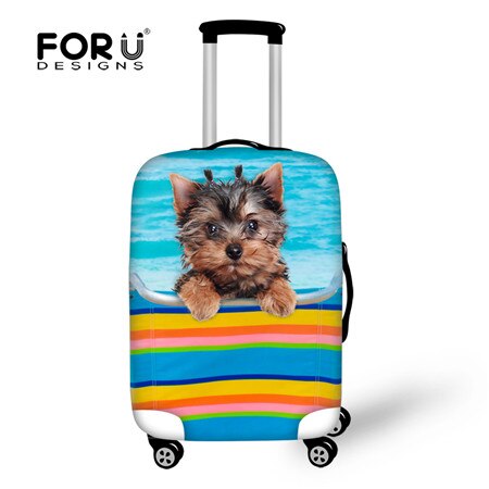 FORUDESIGNS Luggage Cover - Elastic Suitcase Protector - Dustproof Cartoon Print - Fits 18-30 Inch: CA4836S
