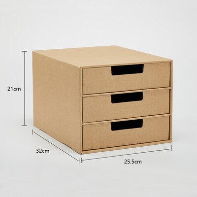 Kraftpapper vikning kombination mapp förvaringsbox skrivbord kontor diverse papper bok vertikal box dokumentförvaring: Stil 11