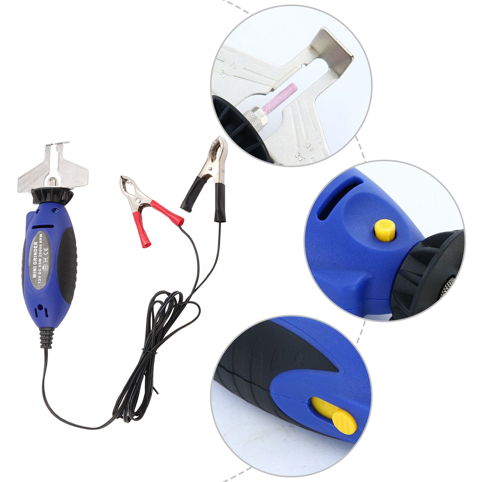 12V Elektrische Hand Saw Folding Saw Chain Accessoires Tuin Messenslijper Kettingzaag Ketting Slijper Slijper File Set Tool