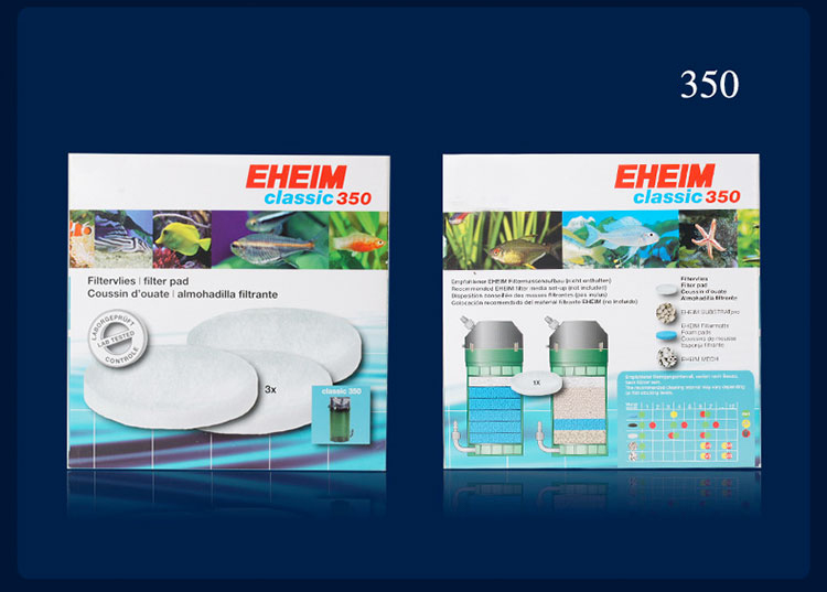 Eheim Klassieke Filter Vat Filter Katoen Wit Katoen Zwart Katoen Biochemische Katoen 250/350/600 Aquarium Accessoires: GRIJS