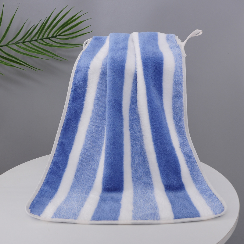 Striped Pattern Towel Set Soft Hand Towel Bath Towel Quick Drying Absorbent Towels For Bathroom: 28#