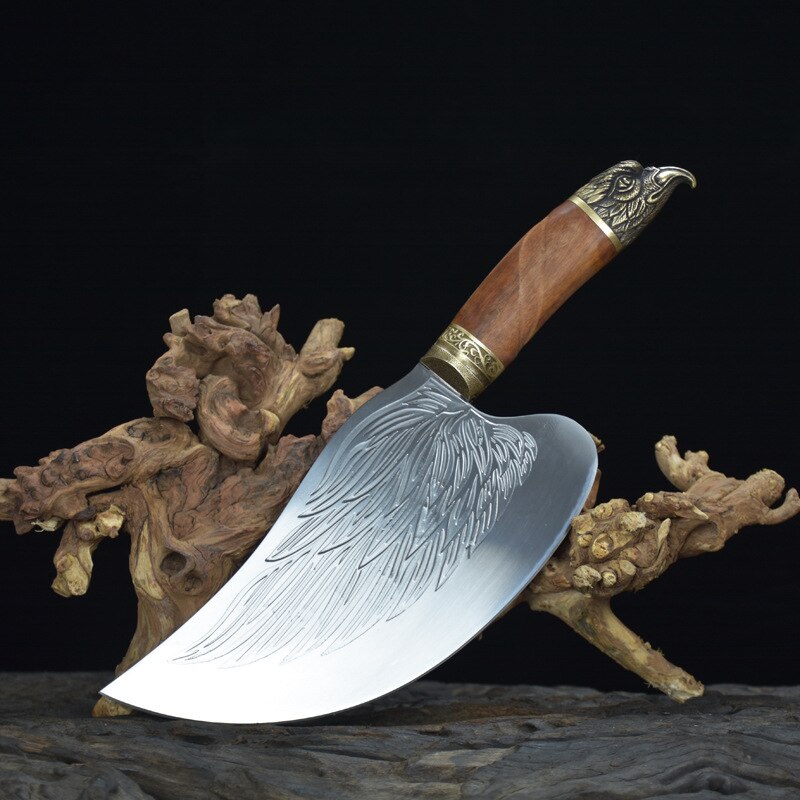 Chinese Kitchen Chef knife Handmade Sharp Blade Meat Cleaver Vegetable Cutter Cooking Tools Slaughter Knife