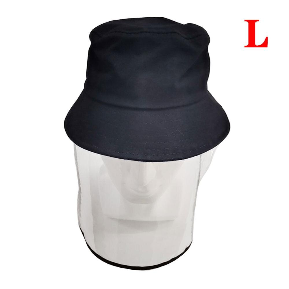 Children's Protective Transparent Mask Anti-fog flu Coronaflu Saliva Face Masks Windproof Fisherman Hat With Protection Cap: K