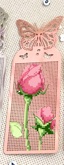 Neue DIY Handwerk Stich Kreuz Stich Lesezeichen Metall Silber Goldene Hand Stickerei Handwerk Gezählt Kreuz-Stitching Kit: CJBK37