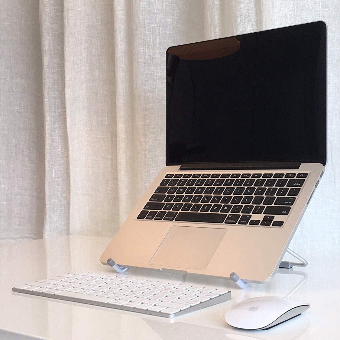 Draagbare Verstelbare Laptop Stand Voor Bureau-Opvouwbare Ergonomische Riser Voor 7 Tot 13 Inch , Notebook, Ipad, tablet