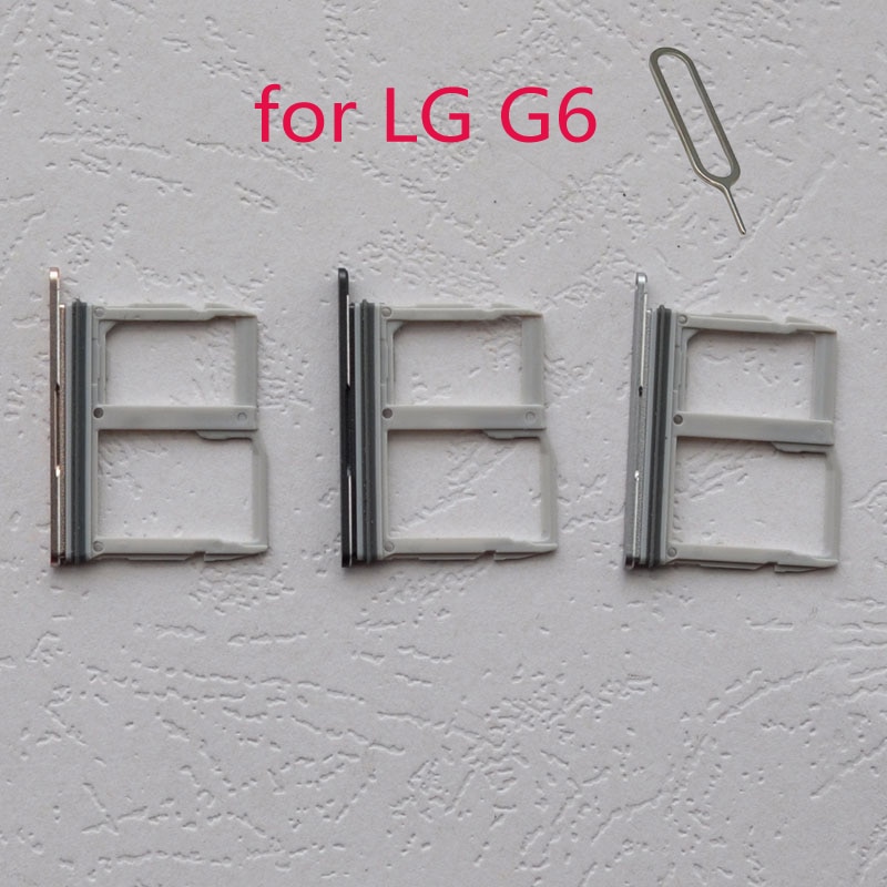 Adaptador de ranura para tarjeta SIM de teléfono para LG G6 H870 H871 H872 LS993 VS988 US997, carcasa de teléfono Original, soporte para tarjeta Micro SD