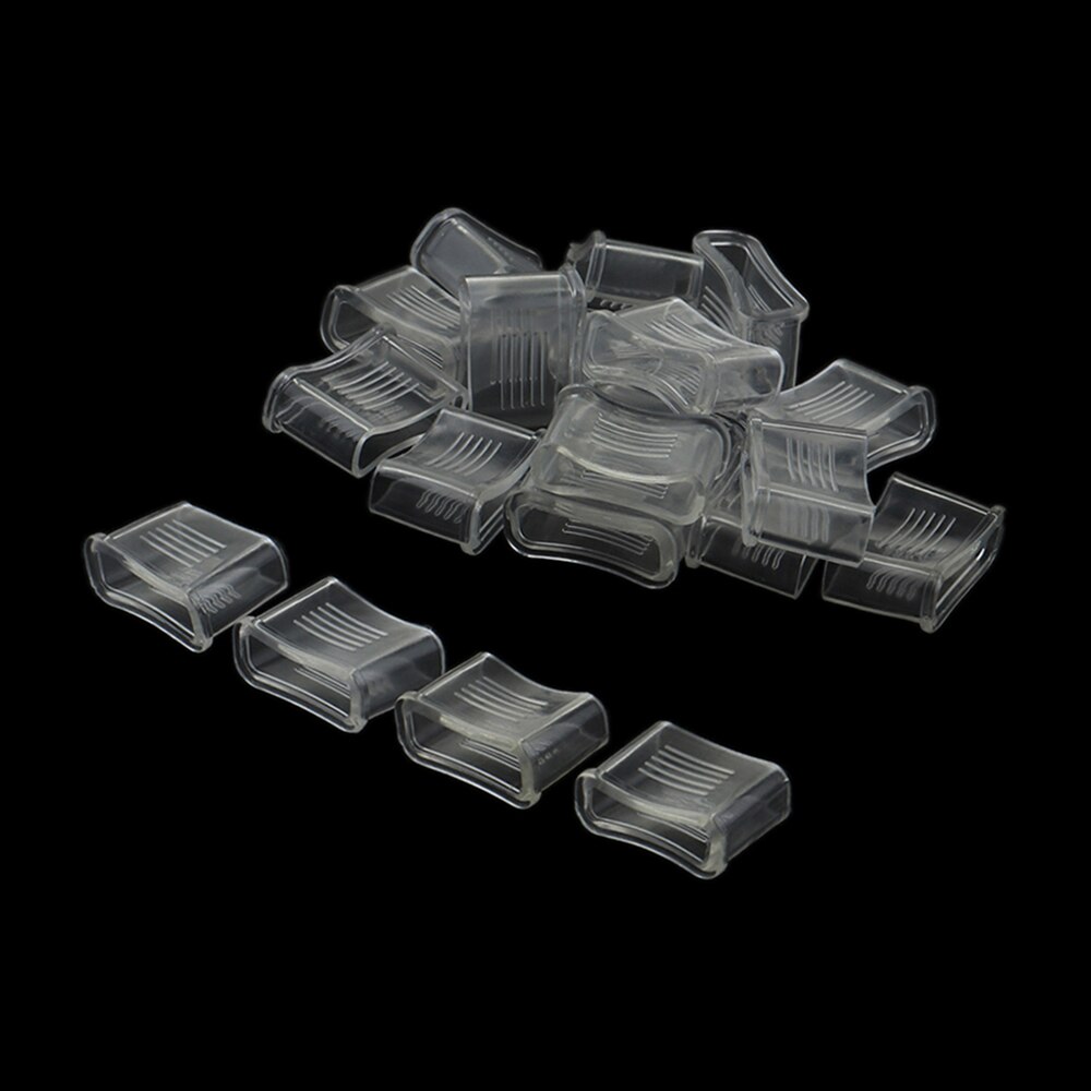 20 st domare visselpipa skydd 2*2.2cm genomskinliga visselpipor dämpade mungrepp fotboll domare visselpipa skyddstillbehör