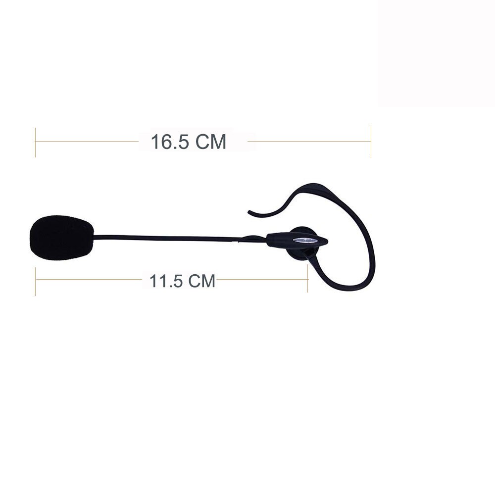 1 V6 Fußball Schiedsrichter Ref-comm Headset Coach Headset Judger Schiedsverfahren Walkie Talkie-ohrhörer für Fußball schiedsrichter