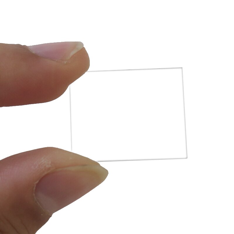 100 pieces Microscope Cover Glass 22x26mm Blood Cover Slide 0.5mm Thickness Microscope Blank Slide for Blood Cell Counting Board