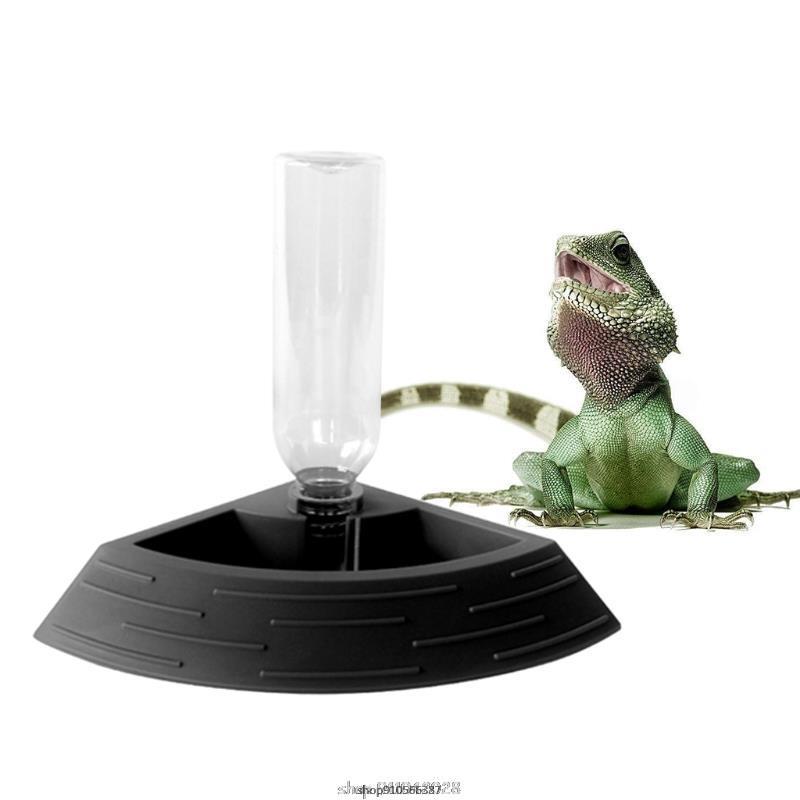 Reptiel Automatische Water Dispenser Voedsel Feeder Terrarium Hoek Schotel Voor Insect Hagedis Schildpadden Snake Spider Kikker Gekko