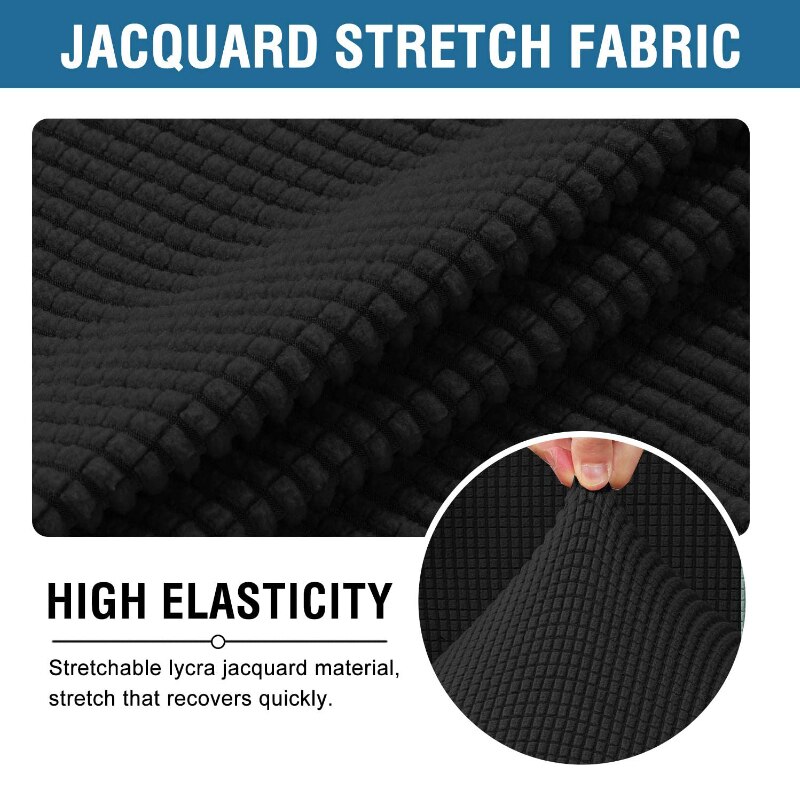 Spandex Computer Chair Cover Stretch Office Chair Cover Dustproof Seat Case Protector Removable Slipcovers With Armrest Covers