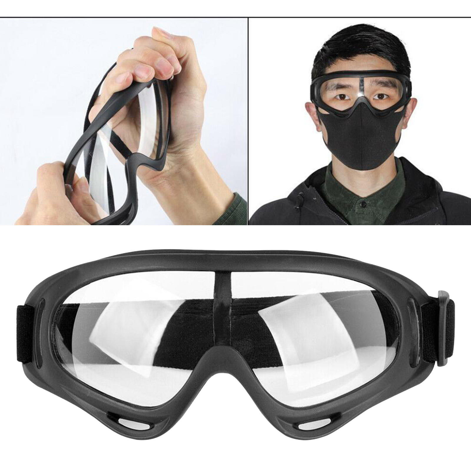 Beschermende Anti-Fog Veiligheidsbril Brede Verstelbare Lichtgewicht Eyewear