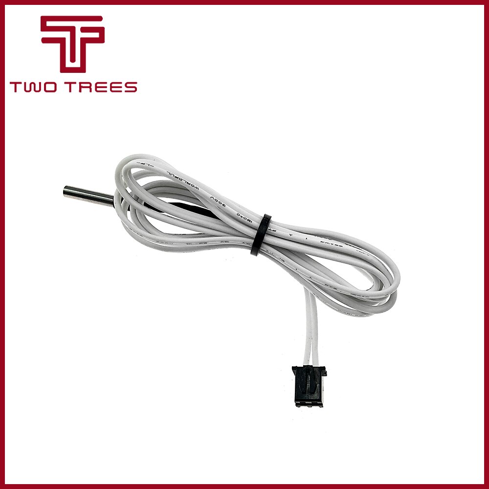 5pcs/lot 100K ohm NTC 3950 Thermistors Sensors with Cable 3D Printers Parts Temperature Part White 1M Line Accessories