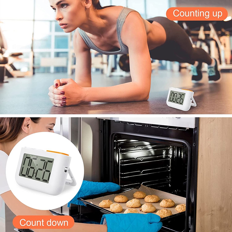 Timer, Kitchen Timer for Cooking, Classroom Timer for Kids, Magnetic Digital Stopwatch Clock Timer for Teacher, Study