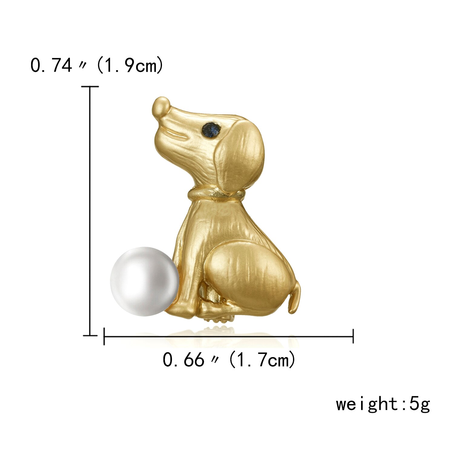 Rinhoo Gold Plated Gesimuleerde Parel Druif Broche Pins Voor Vrouwen Of Bruiloft Decoreren Zodiac Broche Symbolische Dieren: 11