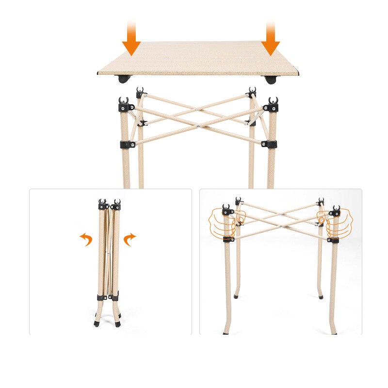 Hewolf Outdoor Opvouwbare Tafel En Stoel 5 Stuk Set Aluminium Legering Vissen Draagbare Opslag Stoel Camping Tafel set