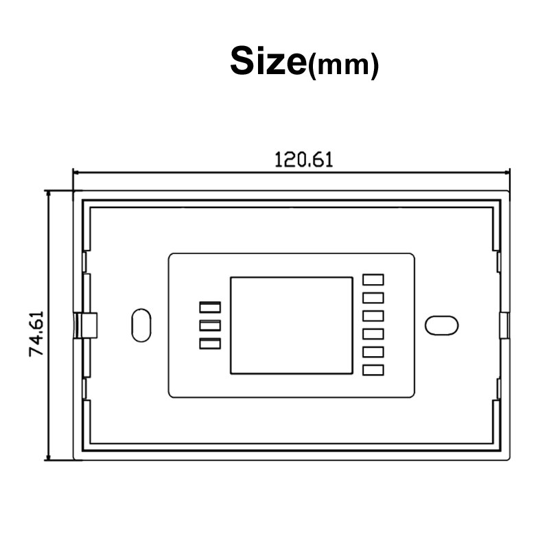 US Standard AC 110V 220V Led Dimmer Touch Switch Control 220 V Led Lamps Output 0-10v Led Dimmer Wall 220v Mounted
