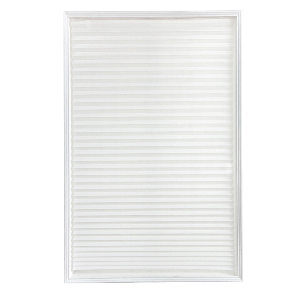 1PC Cheap Adhesive Window Pleated Zebra Blinds And Shades Blind Roller Blackout Curtain For Bedroom Living Room Balcony: White / 150x90cm