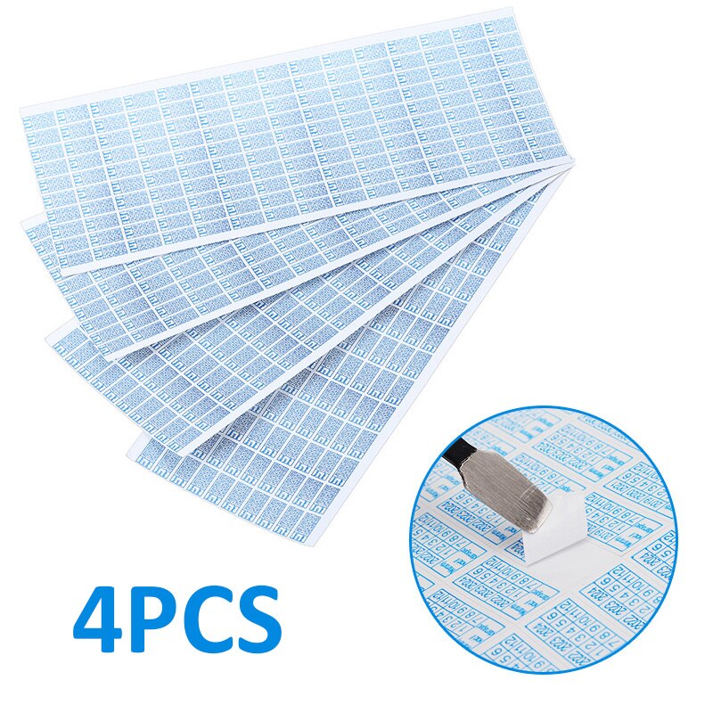 600PCS Blue Warranty Label Paper 2022 2023 2024 Warranty Void If Damaged Protection Security Label Sticker Seal For Cellophane