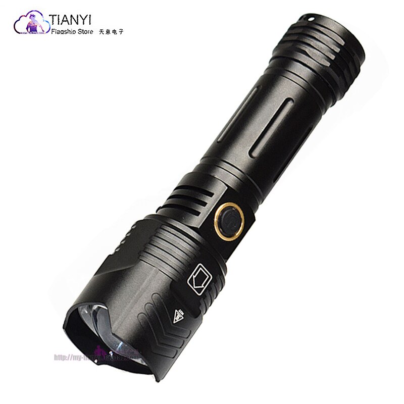 Strong light telescopic focusing XH-P90 lamp bead lighting flashlight LED high-power household emergency lighting flashlight