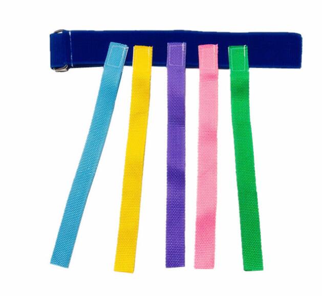 Kinderen Outdoor Grappig Spel Speelgoed Riem Voor Kleuterschool Kids Catching Staart Training Apparatuur Teamwork Game Speelgoed voor Volwassenen: Blauw