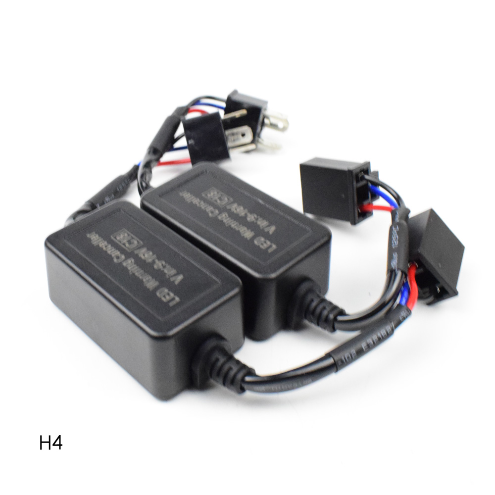 Decoder Led Canbus H7 Belastingsweerstand Versterken Led Canceller H4 Koplamp Emc H1 H3 H8 H9 H11 880 9005 9006 9012 Hir2 2Pcs C18: H4