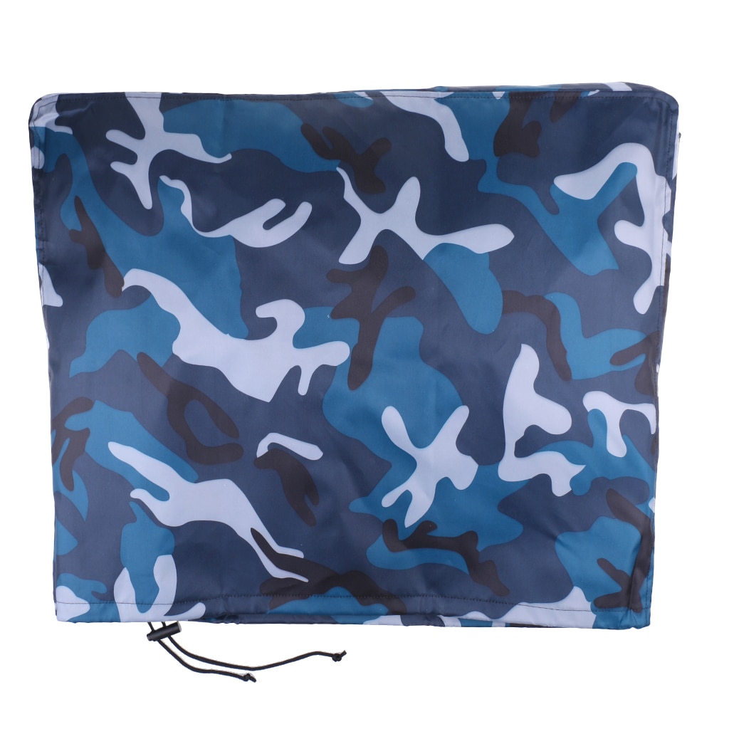 2pcs Outboard Motor Full Cover, Boat Engine Protection Guard Cover, 2-15 HP Engine, Waterproof, Dust-proof, UV Resistance