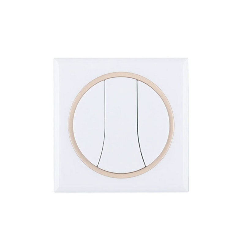 86 Wall Panel Remote Transmitter 1 2 3 4 Button Sticky RF TX Smart Home Room Living Room Bedroom Wireless Remote Control: 3CH / 315Mhz