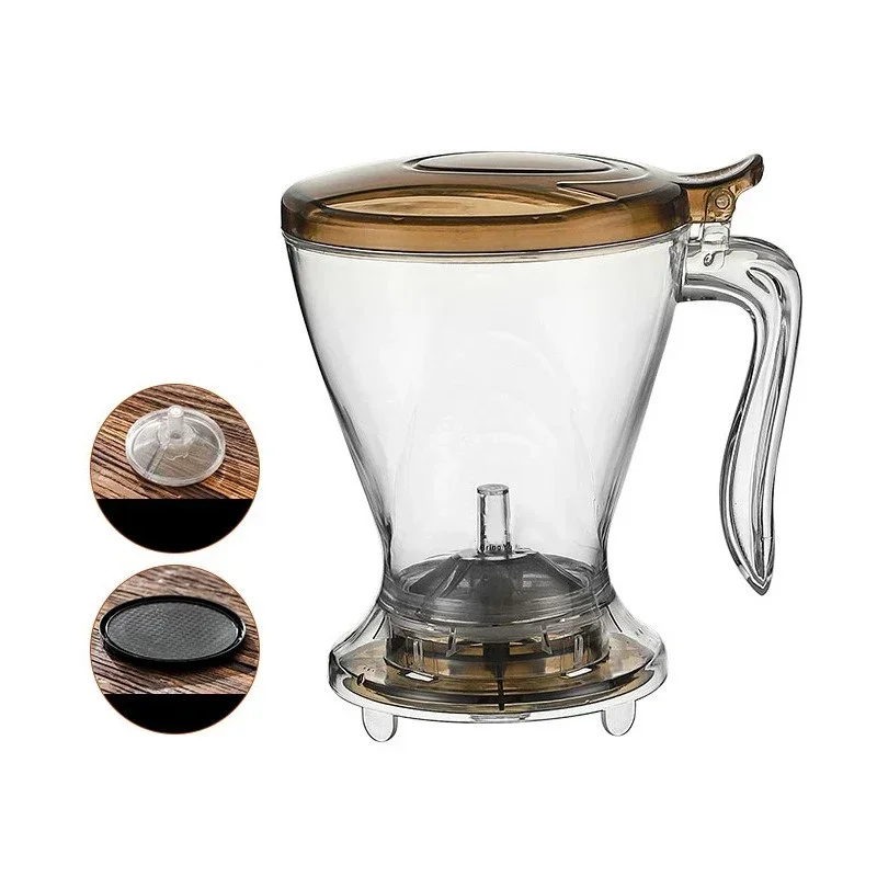 600ml håndbryggede espressokanner, dryppkaffetrakter, kaffefilter, løsbladste, håndbrygget dryppkaffemaskin: Grønn