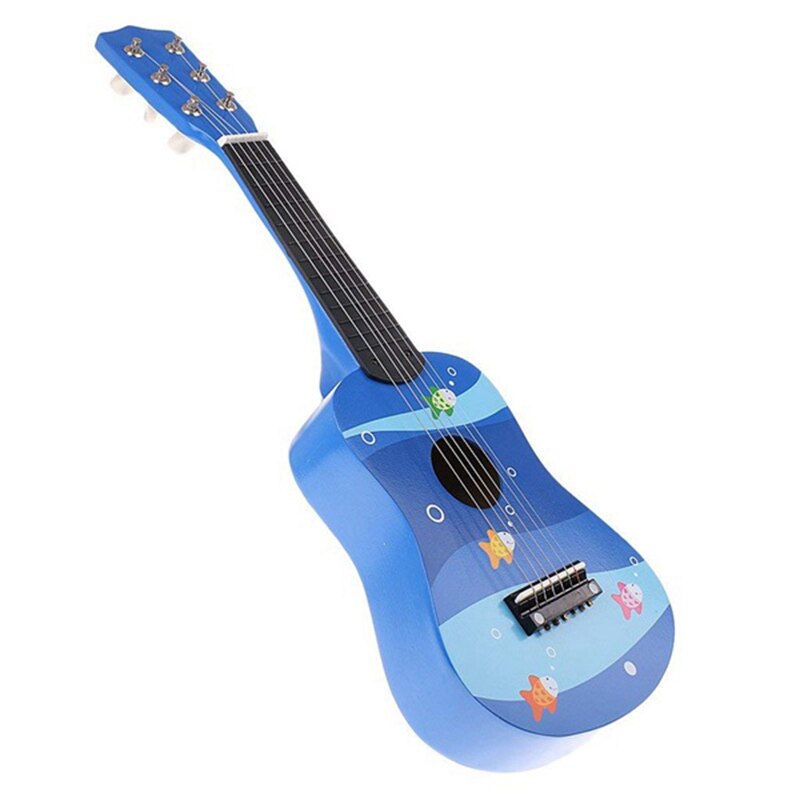 Barn gitarr leksak , 21 tum 6 strängar klassiskt trä musikinstrument gitarr barn gitarr musikinstrument leksak