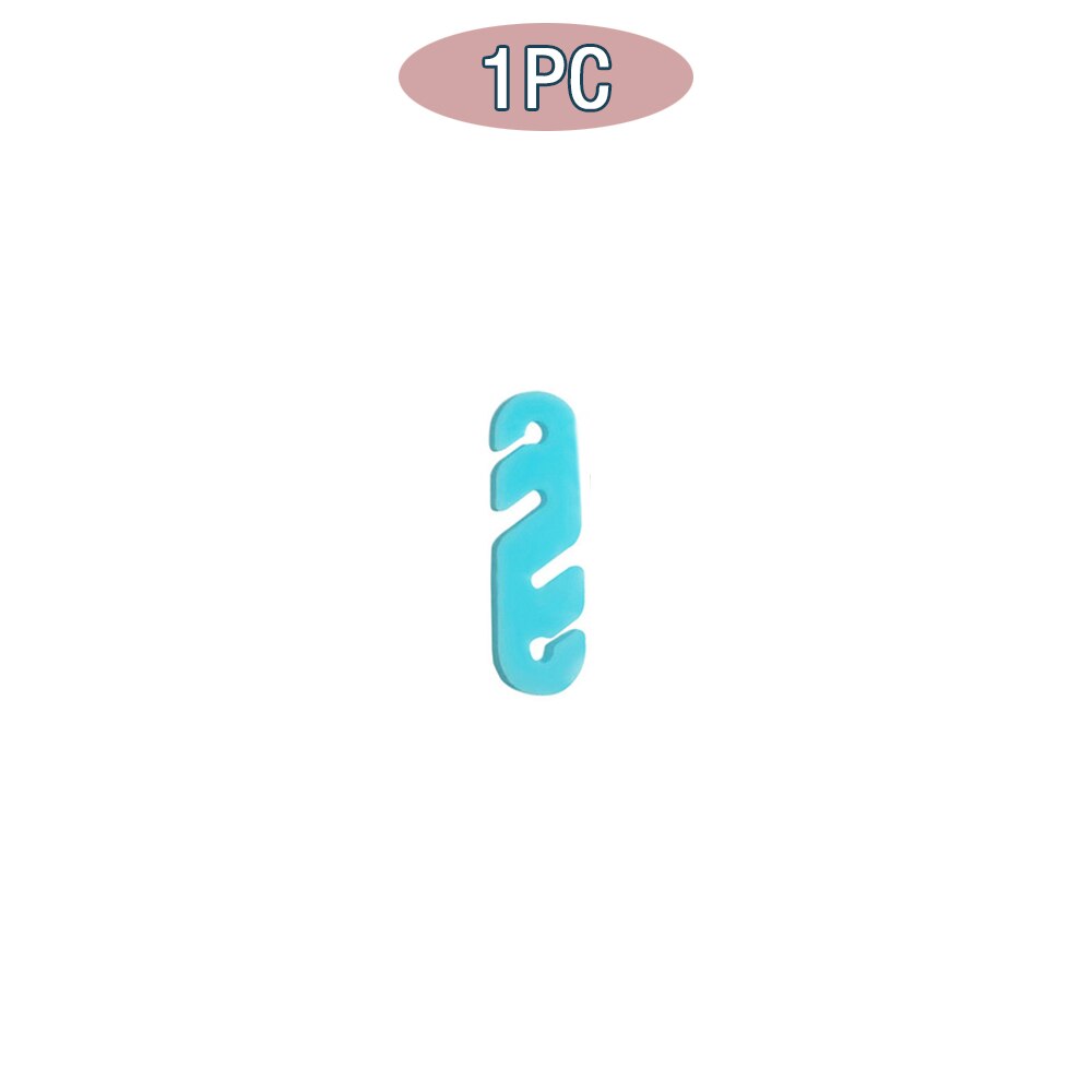 1pc verstelbare gesp haak clip voor masker houder antislip verlichting oorpijn verzorging pe verlengband riem voor gezichtsmasker beschermer: 12