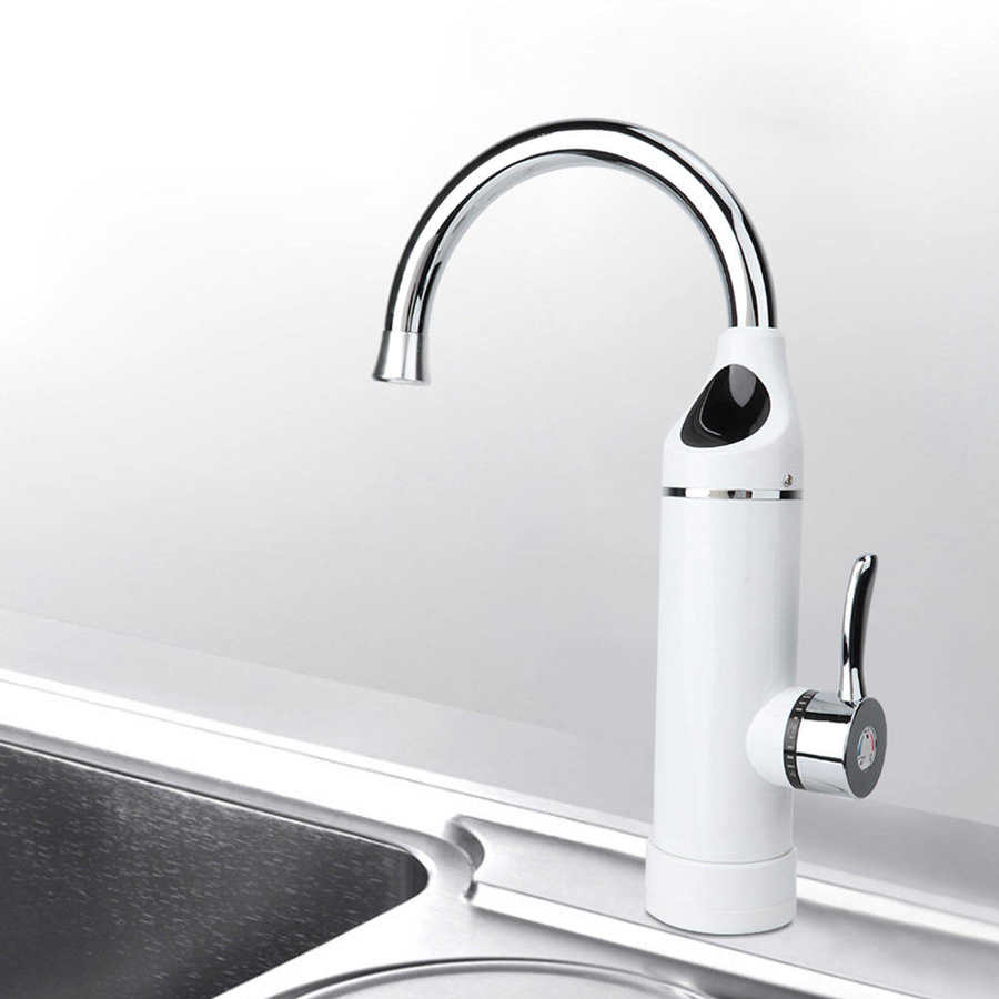Electric Kitchen Water Heater Tap Digital Display Instant Water Heater Shower Instantaneous Heater Tankless Water Heating Faucet
