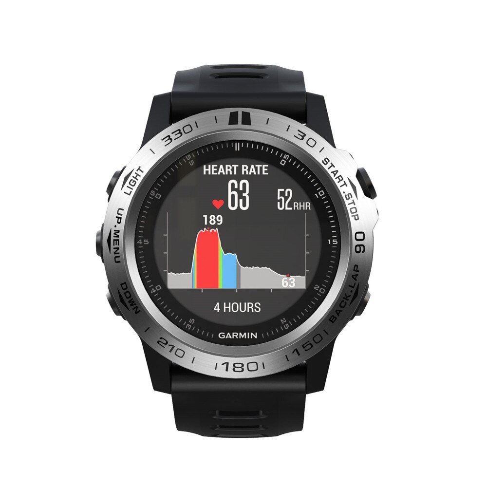 Funda de de anillo biselado para Garmin Fenix3/3HR, cubierta de Metal Anti arañazos, reloj inteligente para Garmin Fenix 3