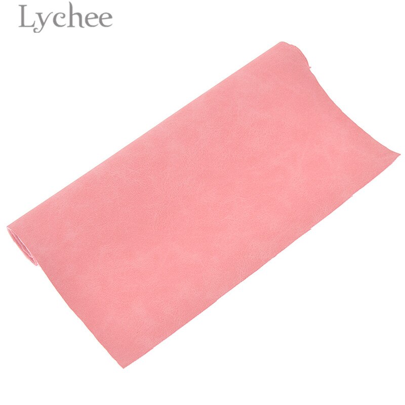 Lychee life 21 x 29cm a4 imiteret ruskind pu-stof flerfarvet vandtæt syntetisk læder gør-det-selv-materiale til håndtaske bælter tøj: 5