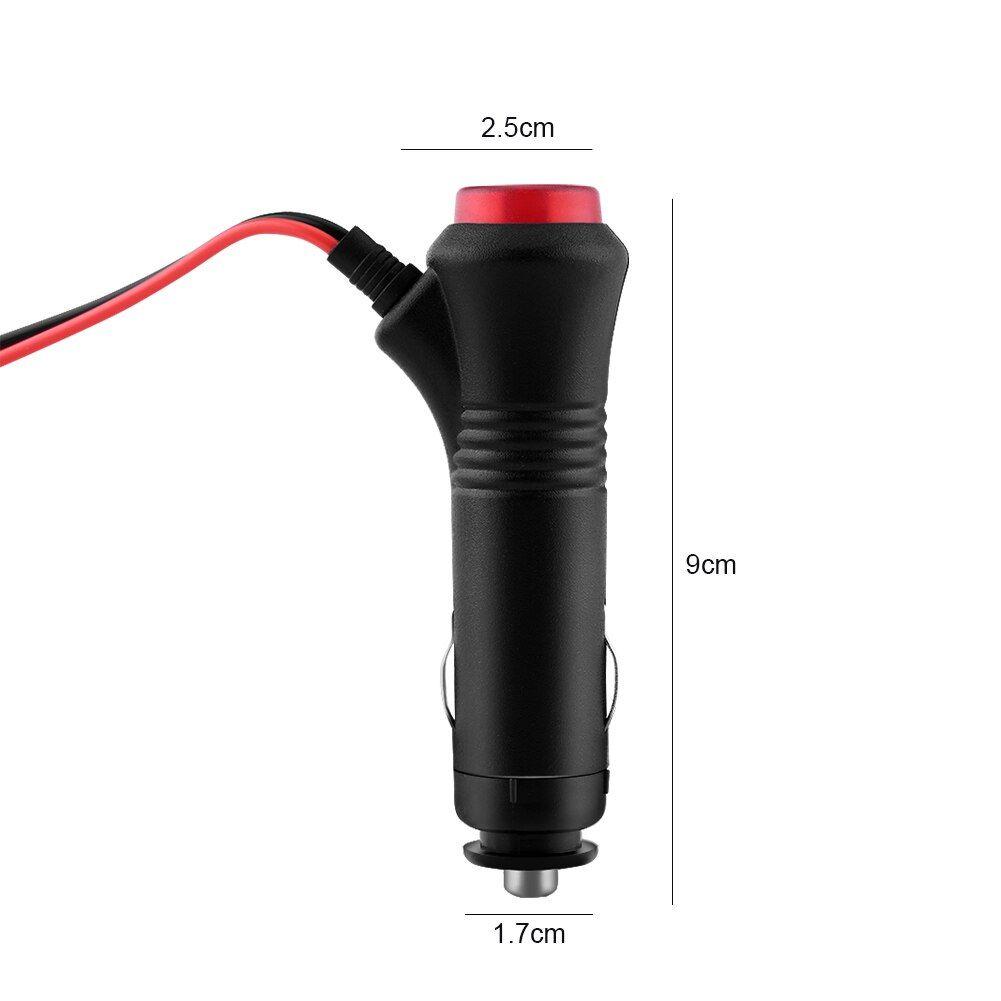 1.5m stikkontakt til stikkontakt til stikkontakt til han til bil til afbrudt sikring 12v-24v til tilslutning af bilens elektriske produkter