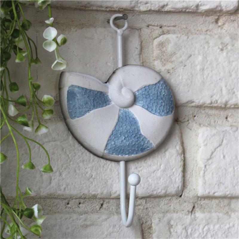 Lot de 4 crochets décoratifs en fer de style méditerranéen pour porte-manteau, crochets muraux décoratifs pour la maison, rangement, organisateur, style aléatoire