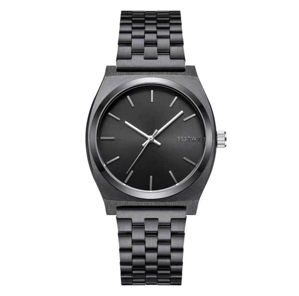 Guess horloges dames Heavy Metal horloge voor vrouwen analoge Quartz met roestvrijstalen armband W1275L1 | NL Guess horloges dames Heavy Metal horloge voor vrouwen analoge Quartz met roestvrijstalen armband W1275L1 | NL